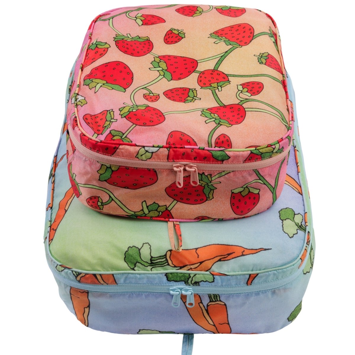 Baggu Large Packing Cube Set in Carrots & Berries - Getoutside Shoes