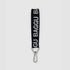 Baggu Logo Keychain in Black and White - Getoutside Shoes