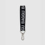 Baggu Logo Keychain in Black and White - Getoutside Shoes