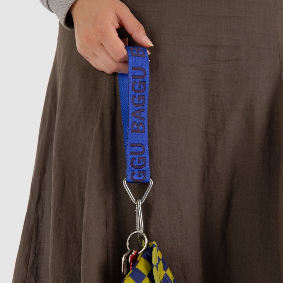 Baggu Logo Keychain in Cobalt - Getoutside Shoes