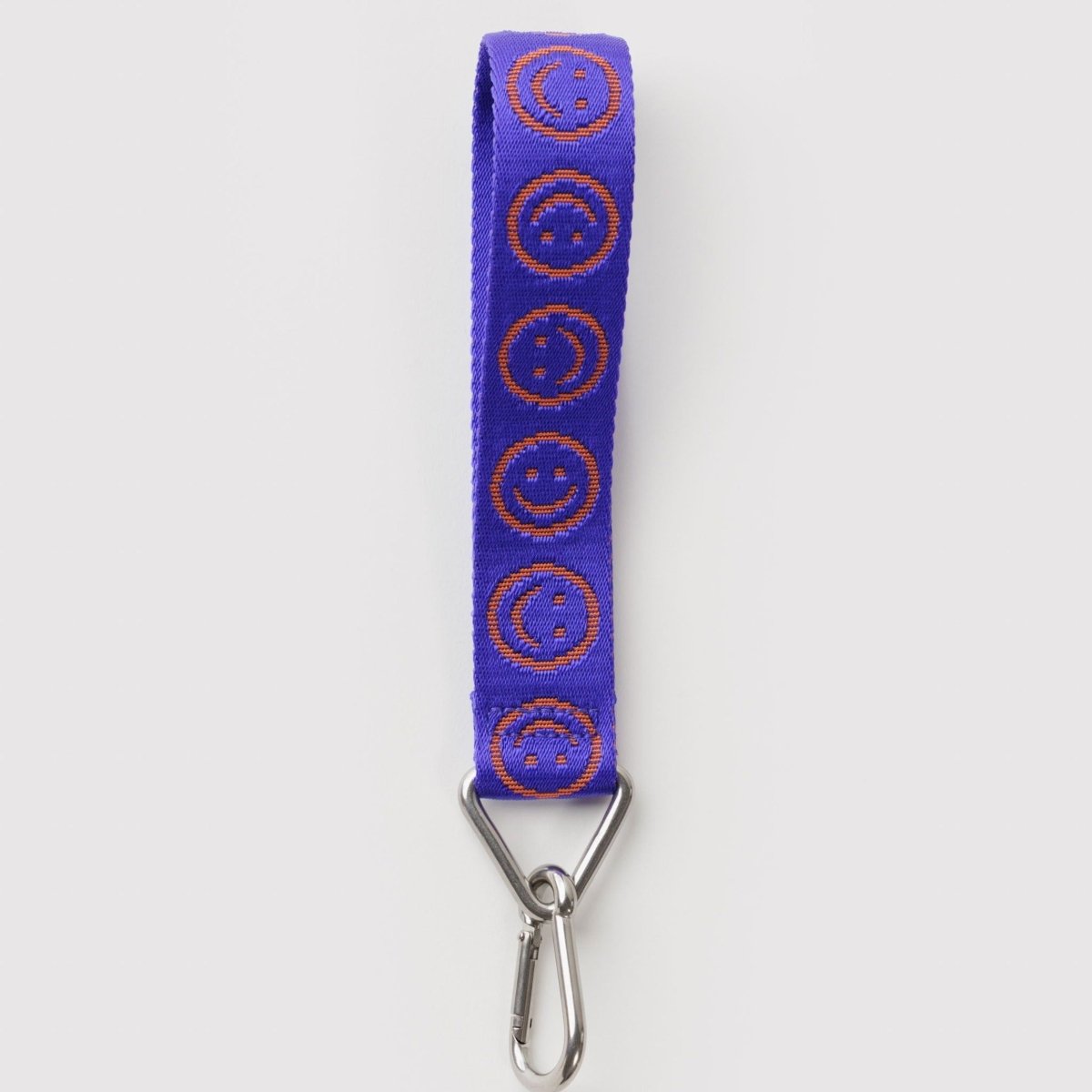 Baggu Logo Keychain in Lapis Happy - Getoutside Shoes