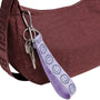 Baggu Logo Keychain in Lilac Happy - Getoutside Shoes