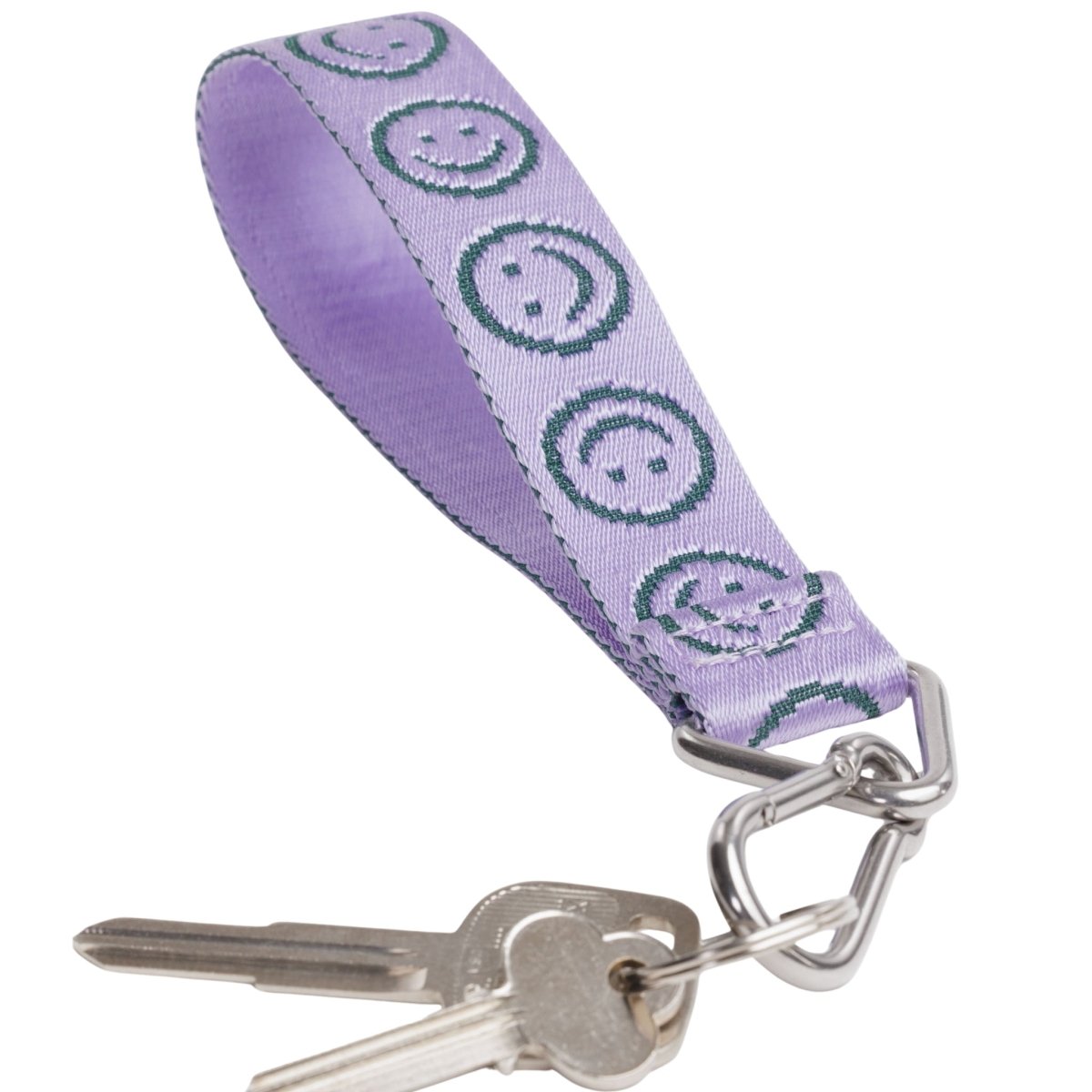 Baggu Logo Keychain in Lilac Happy - Getoutside Shoes