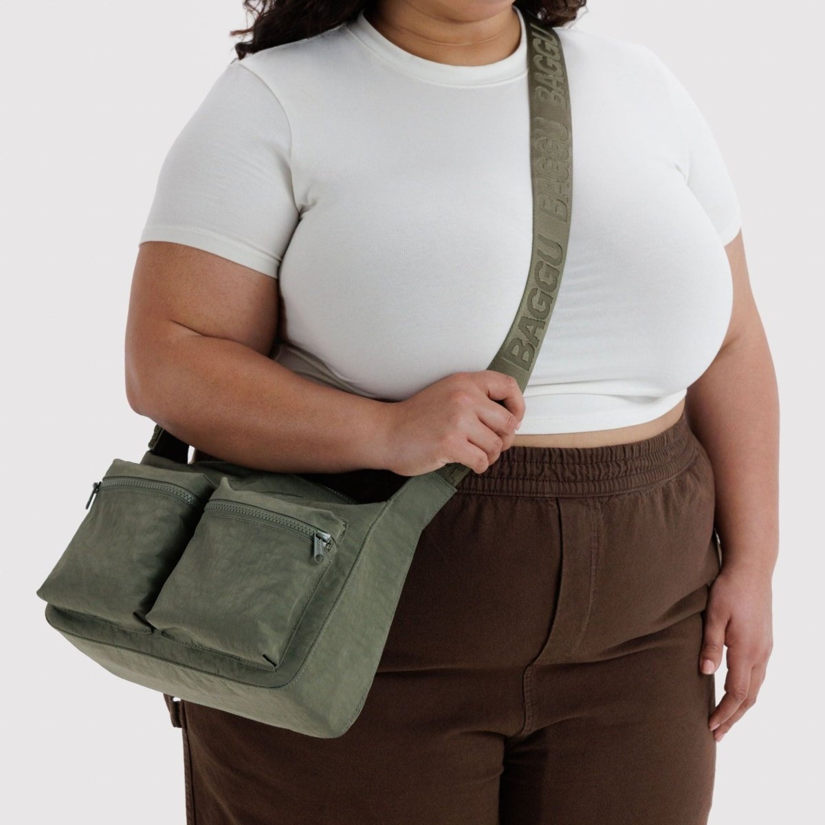 Baggu Medium Cargo Crossbody in Caper - Getoutside Shoes