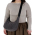 Baggu Medium Denim Crescent Bag in Black - Getoutside Shoes