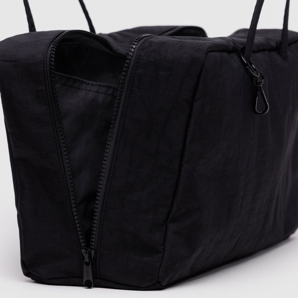 Baggu Medium Nylon Bowler Bag in Black - Getoutside Shoes