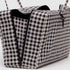 Baggu Medium Nylon Bowler Bag in Black & White Gingham - Getoutside Shoes