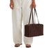 Baggu Medium Nylon Bowler Bag in Coffee - Getoutside Shoes