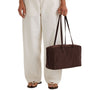 Baggu Medium Nylon Bowler Bag in Coffee - Getoutside Shoes