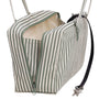 Baggu Medium Nylon Bowler Bag in Sage Stripe - Getoutside Shoes