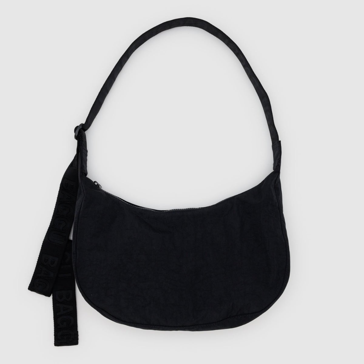Baggu Medium Nylon Crescent Bag in Black - Getoutside Shoes