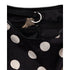 Baggu Medium Nylon Crescent Bag in Black And Cream Polka Dot - Getoutside Shoes