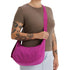 Baggu Medium Nylon Crescent Bag in Deep Fuchsia - Getoutside Shoes