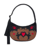 Baggu Medium Nylon Crescent Bag in Western Applique - Getoutside Shoes