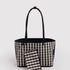 Baggu Medium Nylon Reversible Tote in Black Mix - Getoutside Shoes