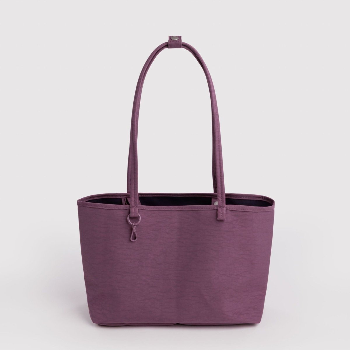 Baggu Medium Nylon Reversible Tote in Wild Plum Mix - Getoutside Shoes