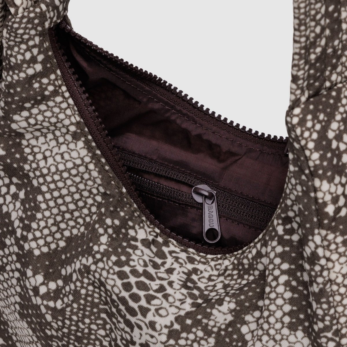 Baggu Mini Nylon Shoulder Bag in Snakeskin - Getoutside Shoes