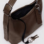 Baggu Mini Recycled Leather Shoulder Bag in Brown - Getoutside Shoes