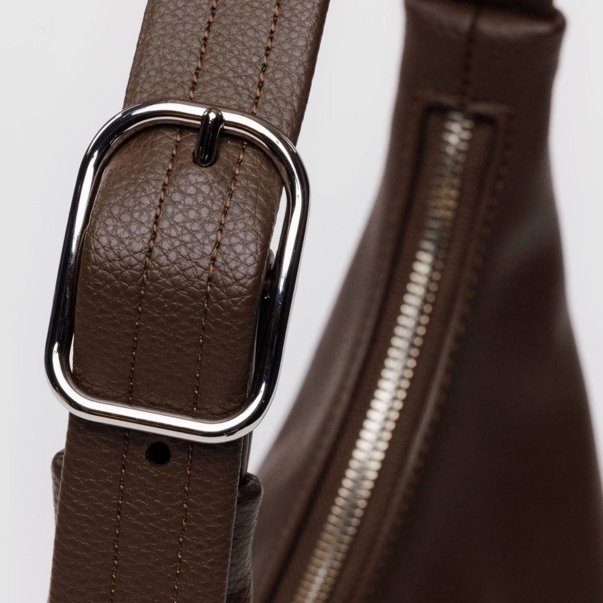 Baggu Mini Recycled Leather Shoulder Bag in Brown - Getoutside Shoes