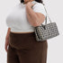 Baggu Nylon Bowler Bag in Black And Cream Gingham - Getoutside Shoes