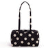 Baggu Nylon Bowler Bag in Black And Cream Polka Dot - Getoutside Shoes