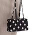 Baggu Nylon Bowler Bag in Black And Cream Polka Dot - Getoutside Shoes