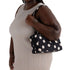 Baggu Nylon Bowler Bag in Black And Cream Polka Dot - Getoutside Shoes