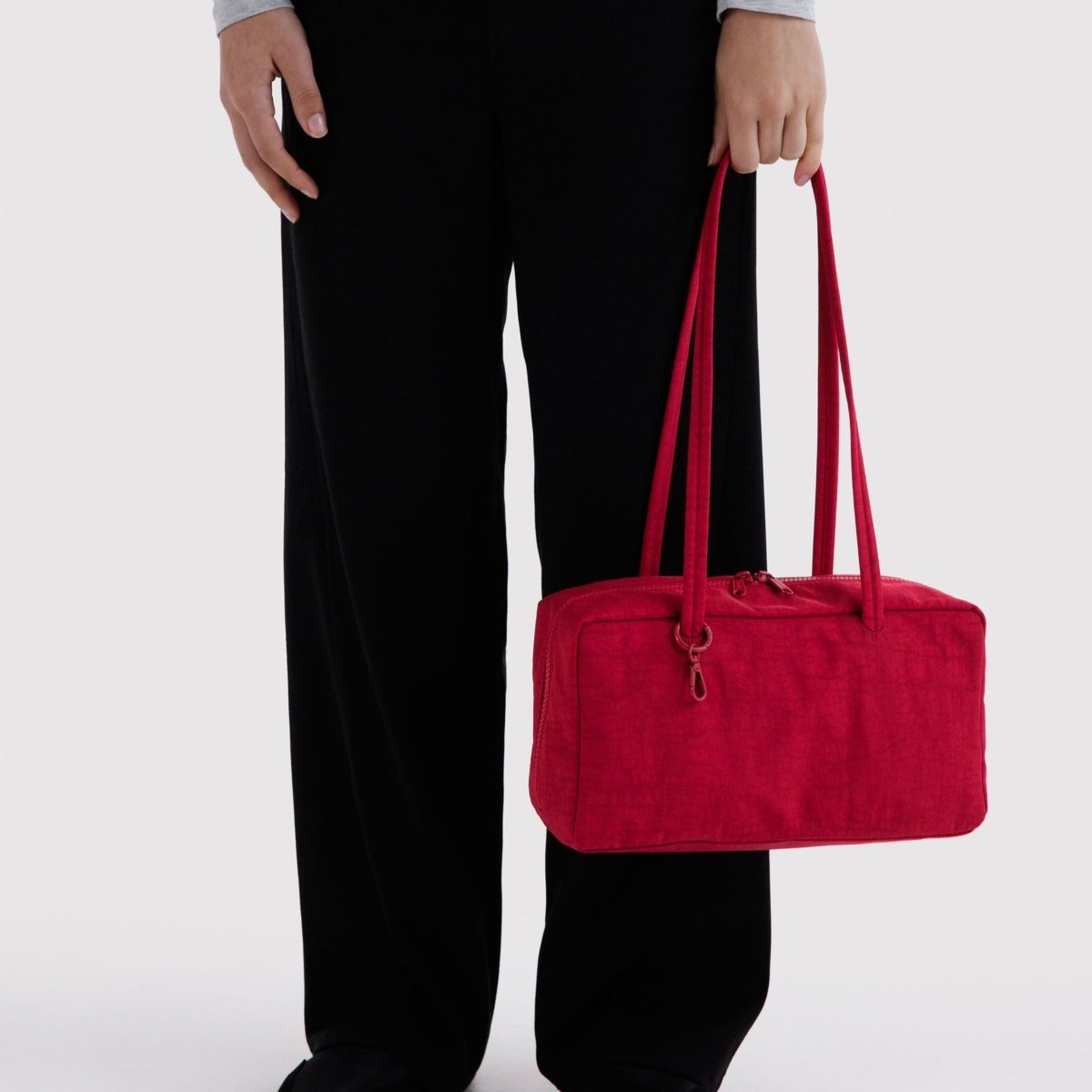 Baggu Nylon Bowler Bag in Cherry - Getoutside Shoes