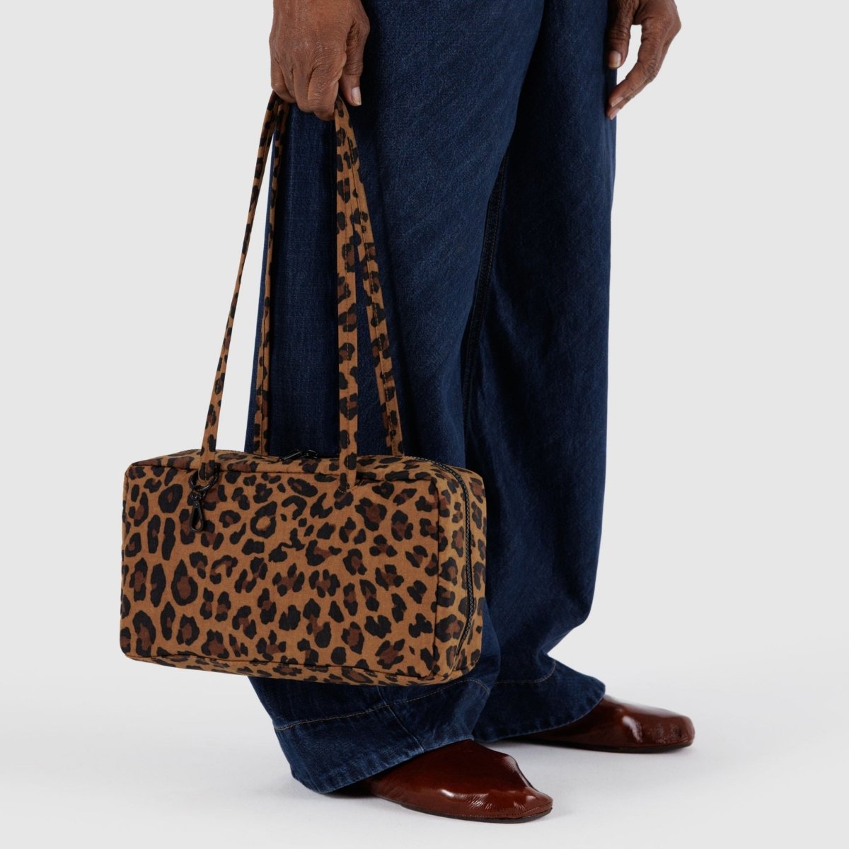 Baggu Nylon Bowler Bag in Leopard - Getoutside Shoes