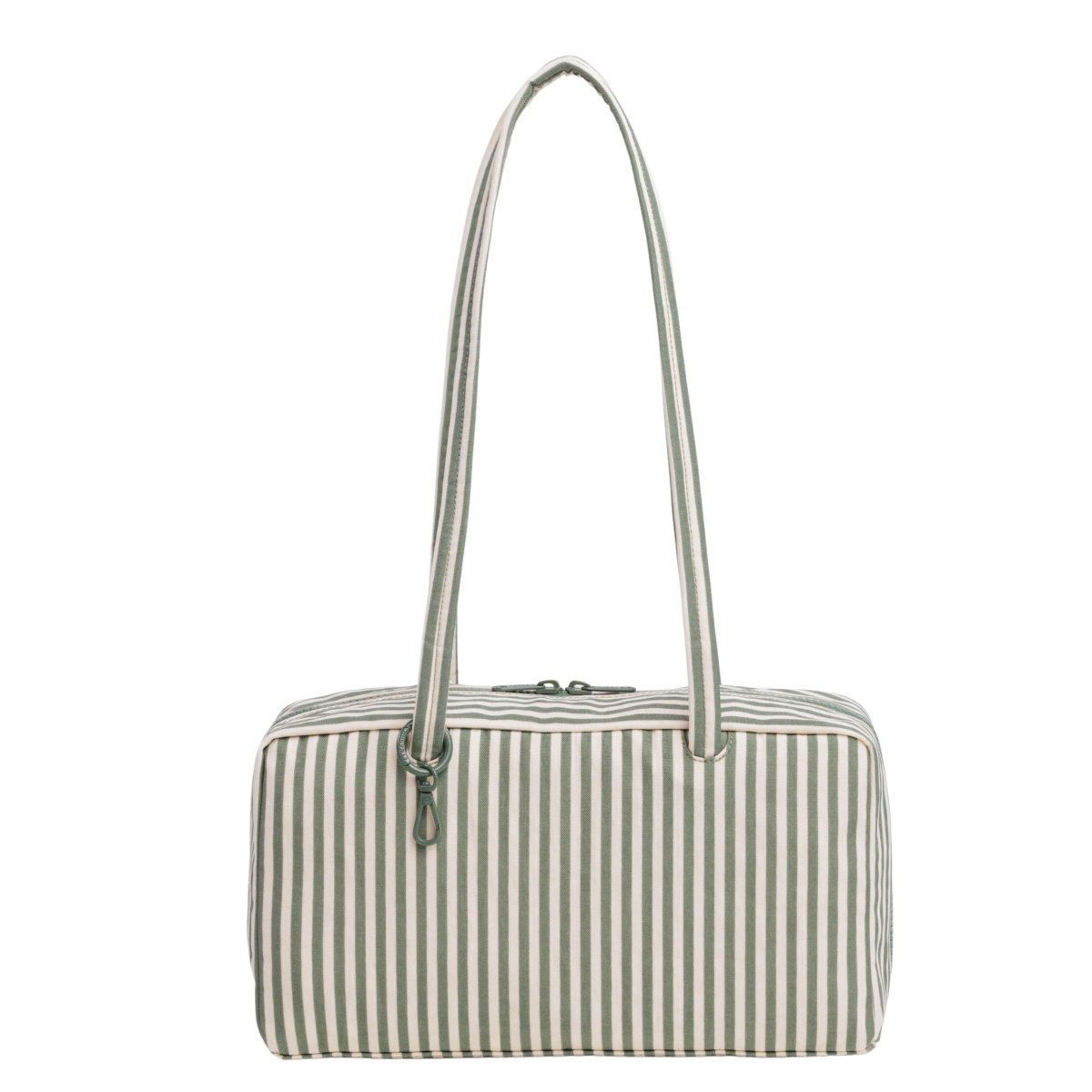 Baggu Nylon Bowler Bag in Sage Stripe - Getoutside Shoes