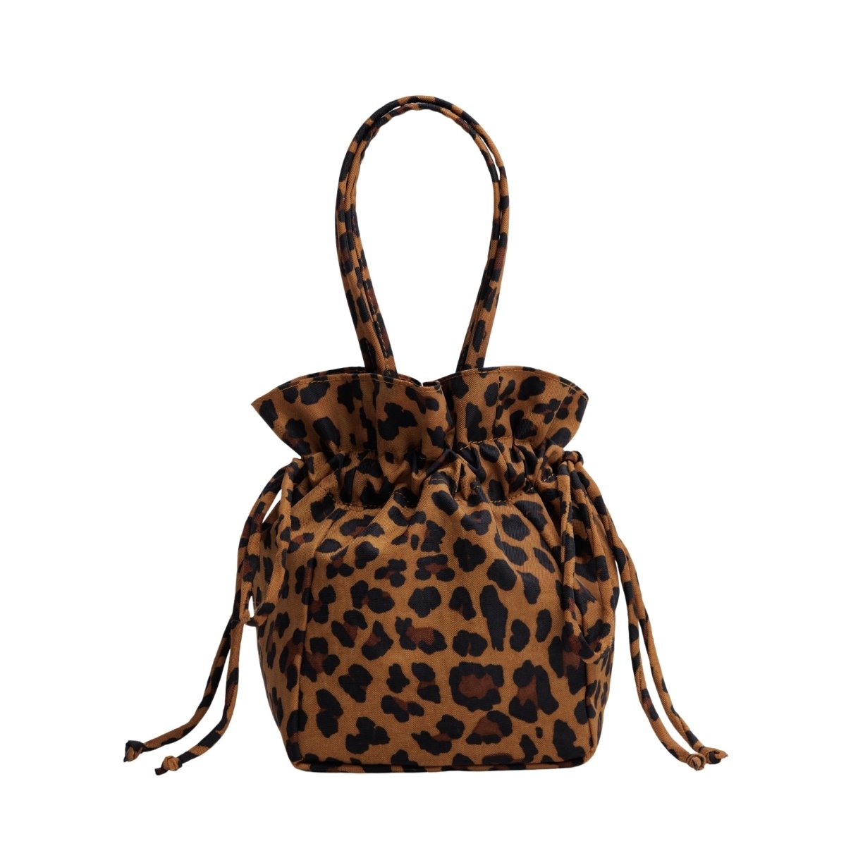 Baggu Nylon Drawstring Bag in Leopard - Getoutside Shoes