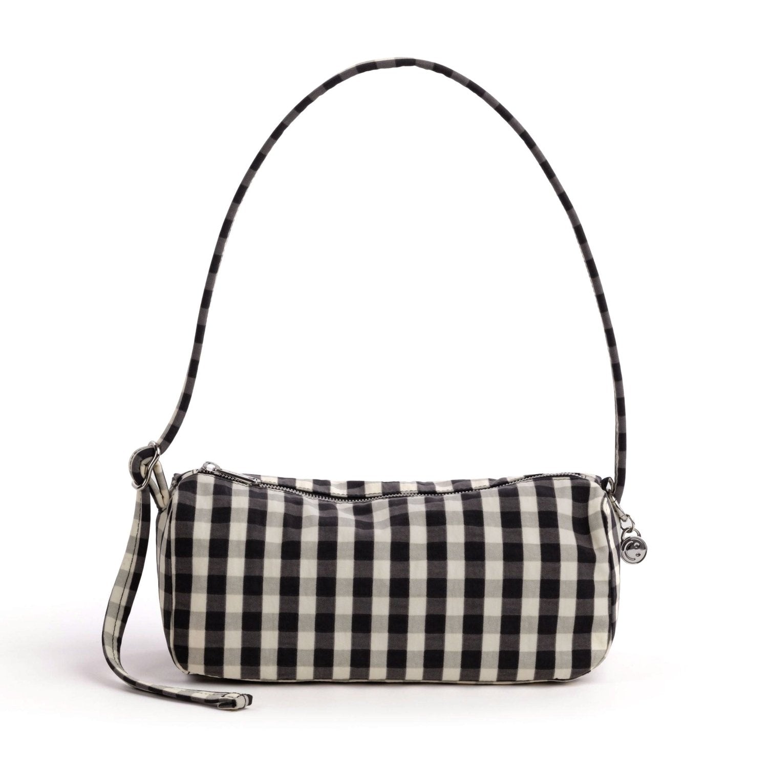 Baggu Nylon Loaf Bag in Black And Cream Gingham - Getoutside Shoes