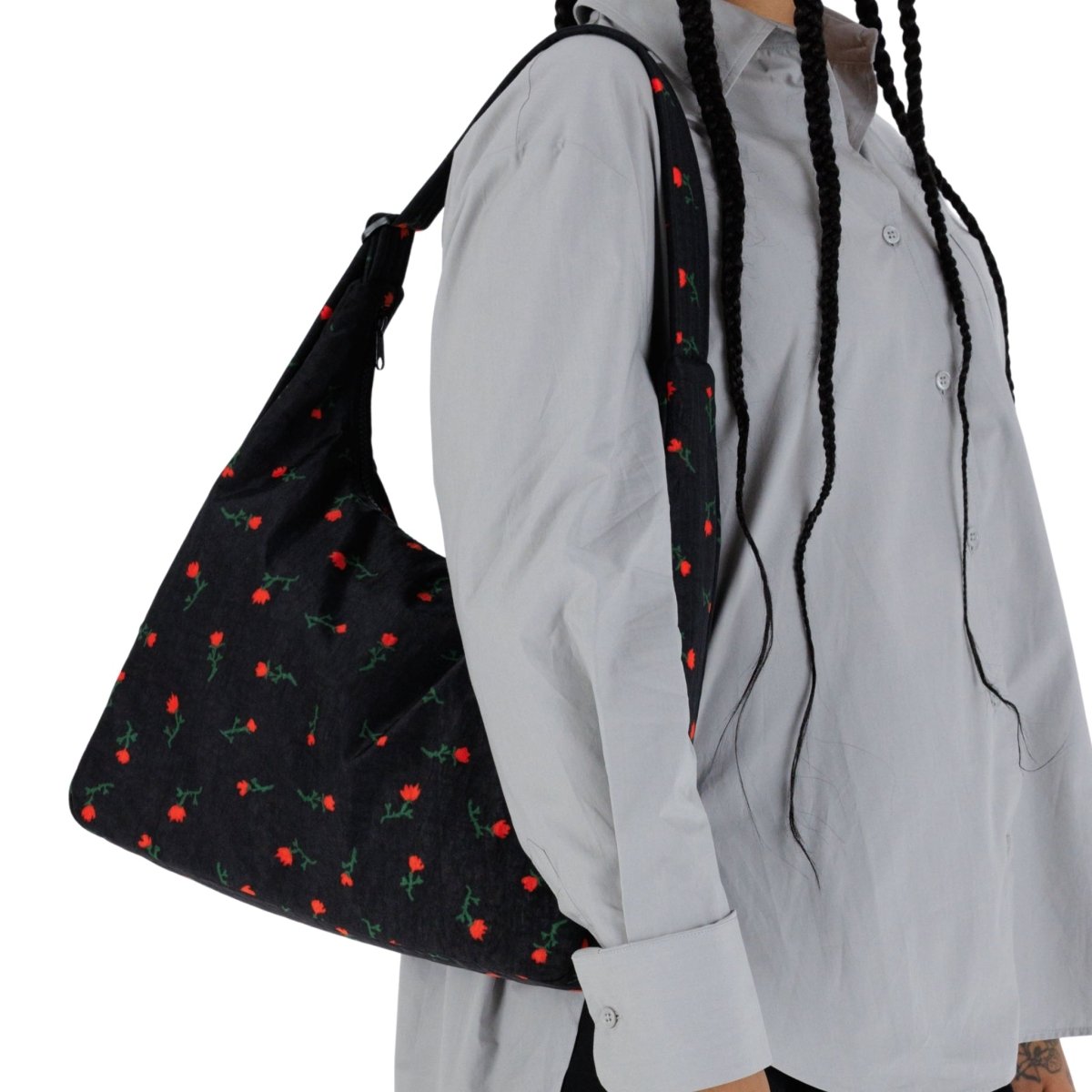 Baggu Nylon Shoulder Bag in Painted Wildflower - Getoutside Shoes
