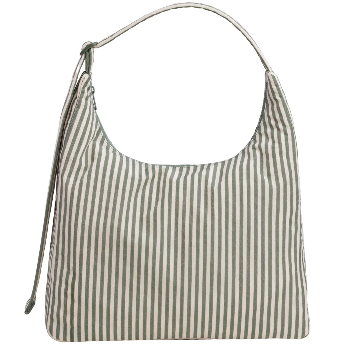 Baggu Nylon Shoulder Bag in Sage Stripe - Getoutside Shoes
