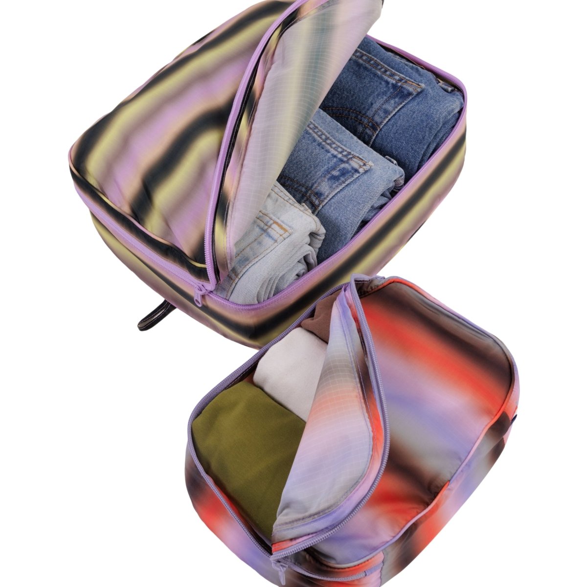 Baggu Packing Cube Set in Gradient Stripes - Getoutside Shoes