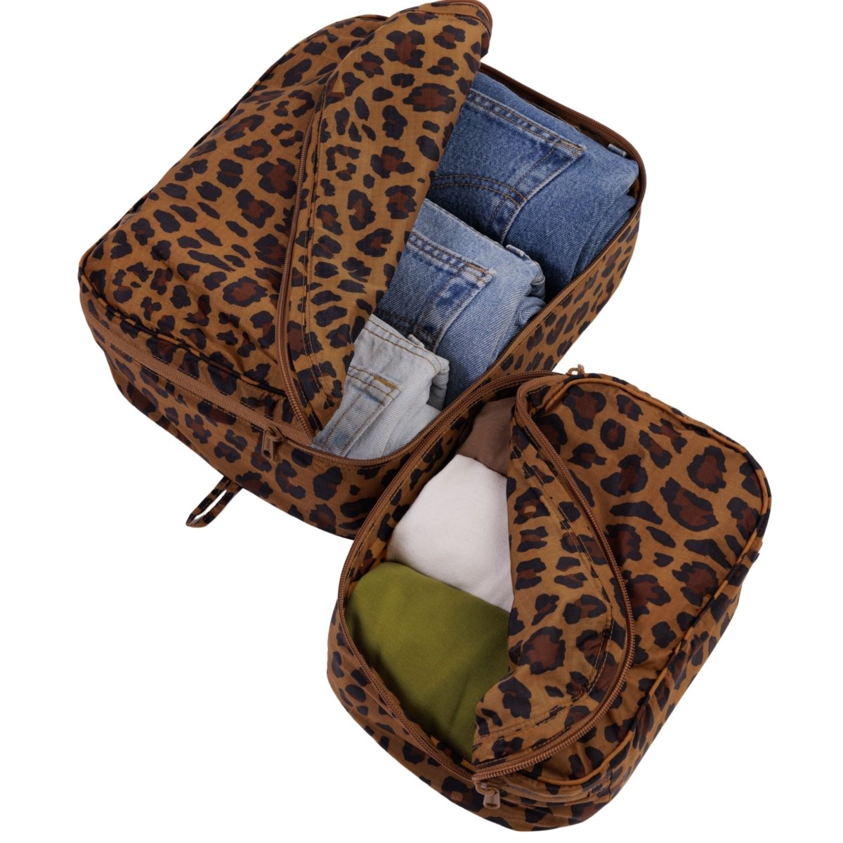 Baggu Packing Cube Set in Leopard - Getoutside Shoes