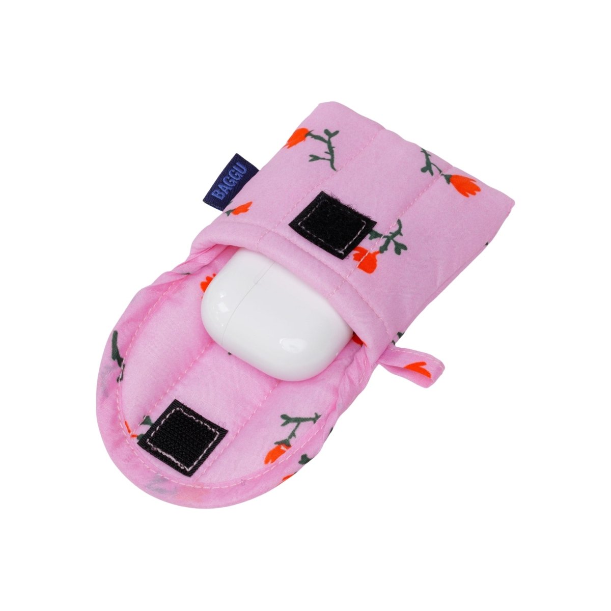 Baggu Puffy Earbuds Case in Painted Wildflower - Getoutside Shoes
