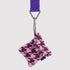Baggu Puffy Earbuds Case in Pink Houndstooth - Getoutside Shoes