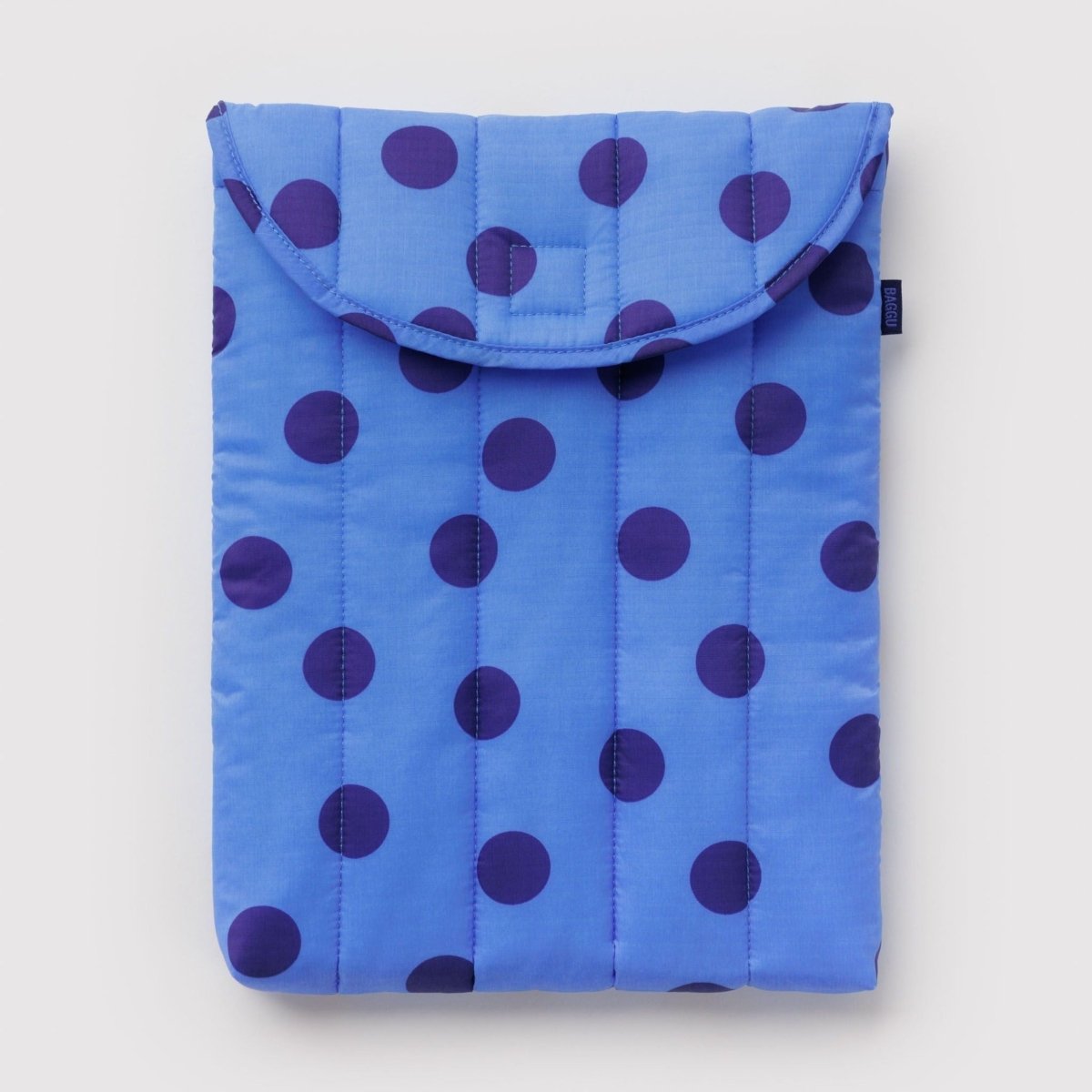 Baggu Puffy Laptop Sleeve 13"/14" in Blue Polka Dot - Getoutside Shoes