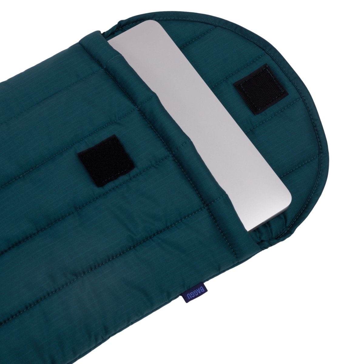 Baggu Puffy Laptop Sleeve 13"/14" in Deep Sea - Getoutside Shoes