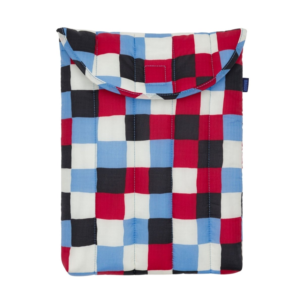 Baggu Puffy Laptop Sleeve 13"/14" in Painted Check - Getoutside Shoes
