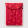 Baggu Puffy Laptop Sleeve 13"/14" in Red Polka Dot - Getoutside Shoes