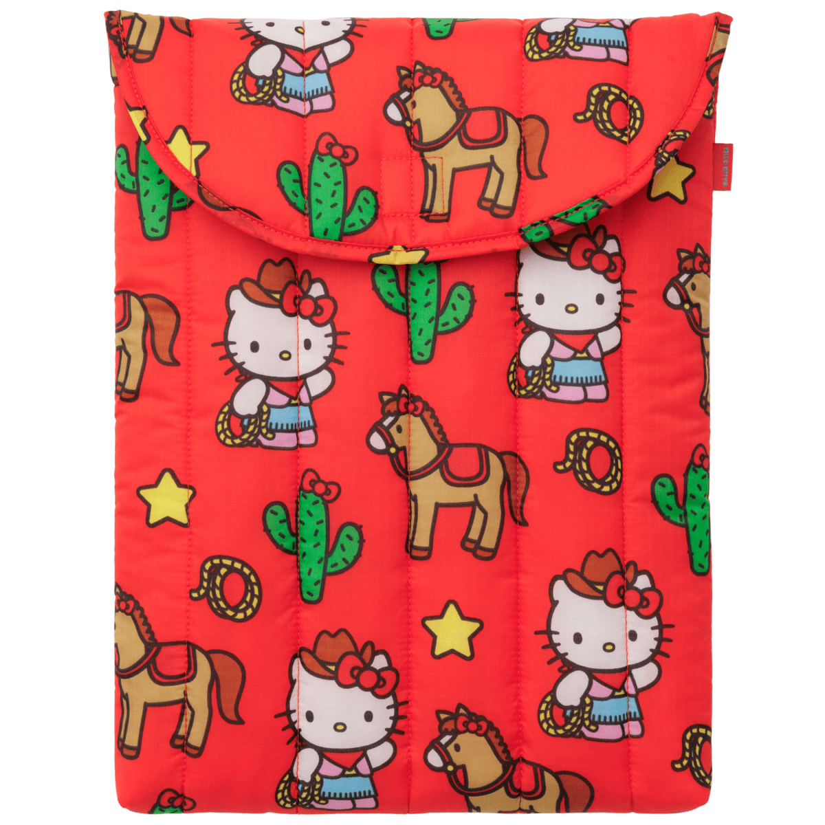 Baggu Puffy Laptop Sleeve 16" in Hello Kitty Western - Getoutside Shoes