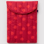 Baggu Puffy Laptop Sleeve 16" in Red Polka Dot - Getoutside Shoes