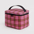 Baggu Puffy Lunch Bag in Azalea Pink Tartan - Getoutside Shoes