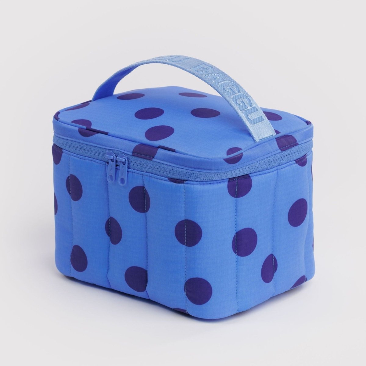 Baggu Puffy Lunch Bag in Blue Polka Dot - Getoutside Shoes