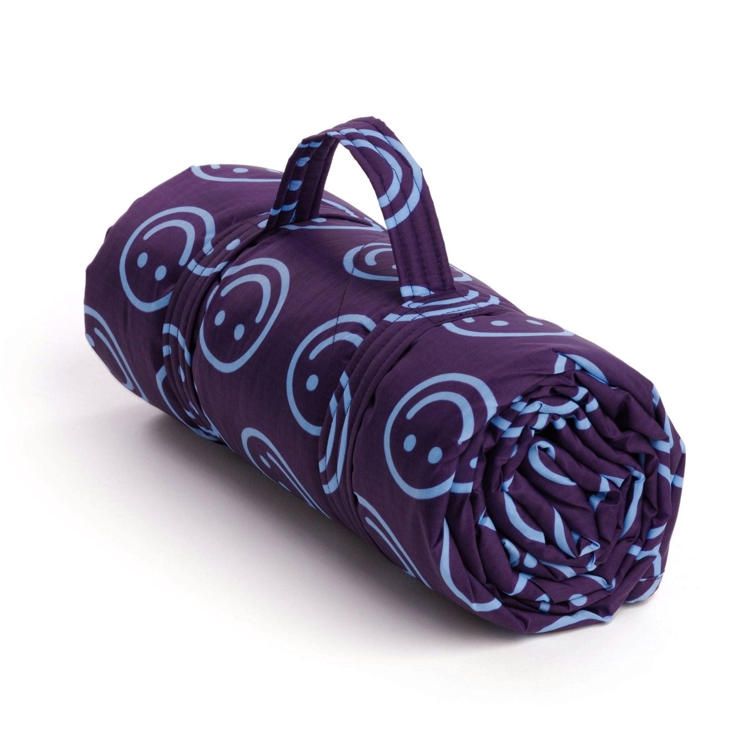Baggu Puffy Picnic Blanket in Indigo Happy - Getoutside Shoes