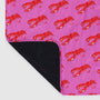 Baggu Puffy Picnic Blanket in Pink Lobster - Getoutside Shoes