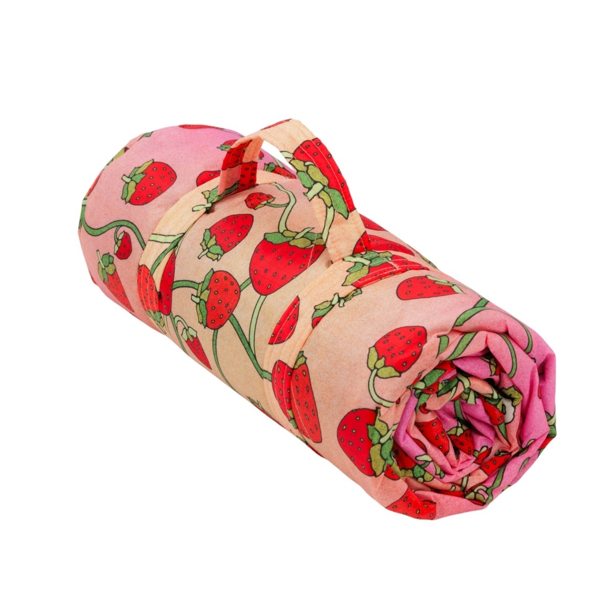 Baggu Puffy Picnic Blanket in Strawberry Blossom - Getoutside Shoes