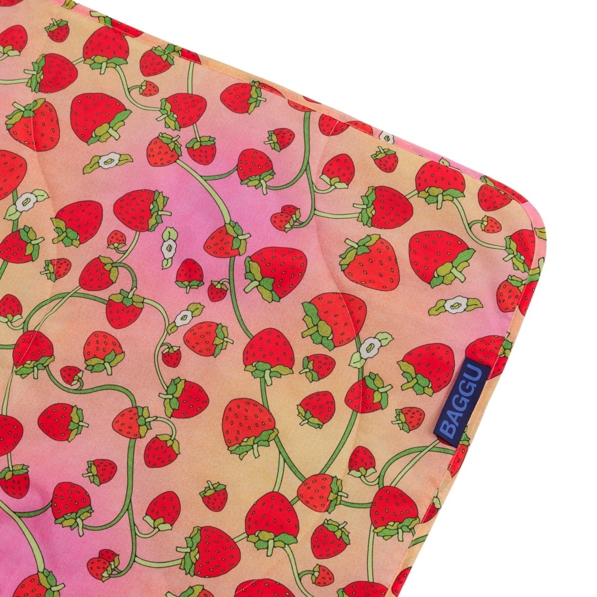 Baggu Puffy Picnic Blanket in Strawberry Blossom - Getoutside Shoes